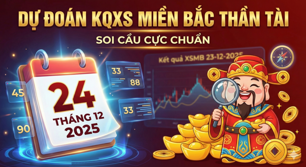 Dự Đoán KQXS Miền Bắc Thần Tài Ngày 24/12/2025: Soi Cầu Cực Chuẩn