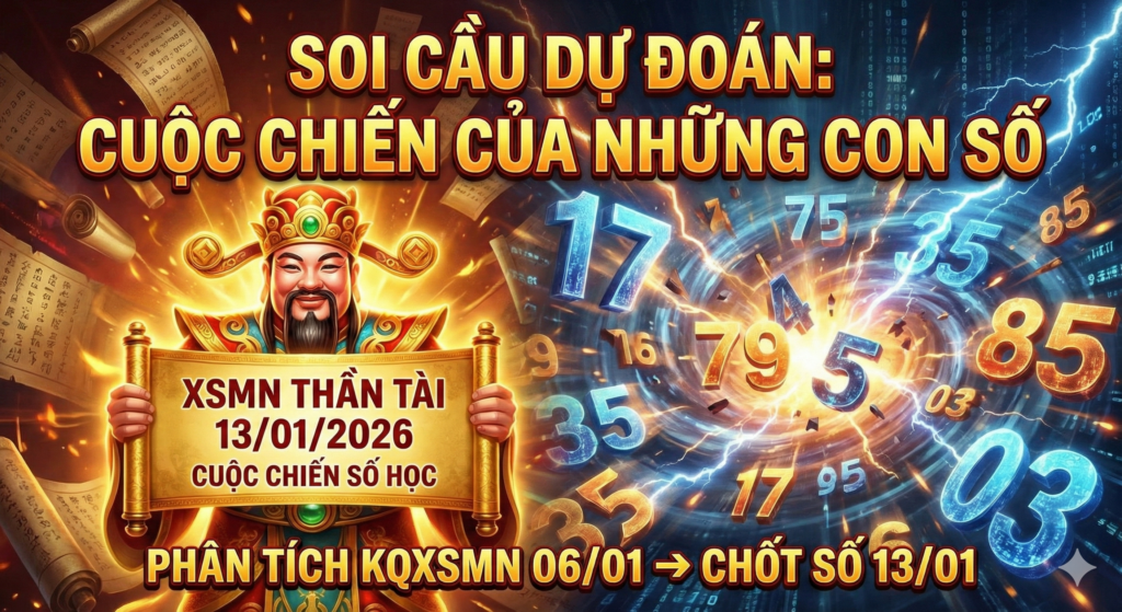 Soi Cầu Dự Đoán XSMN Thần Tài Hôm Nay 13-01-2026